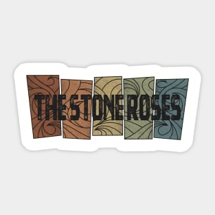 The Stone Roses Retro Pattern Sticker